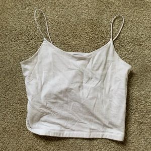 white crop top/tank top